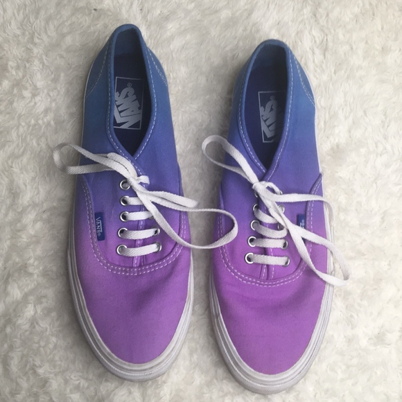 Vans Shoes - Vans Womens SZ 9.5 Ombre Purple Blue Shoes Casual